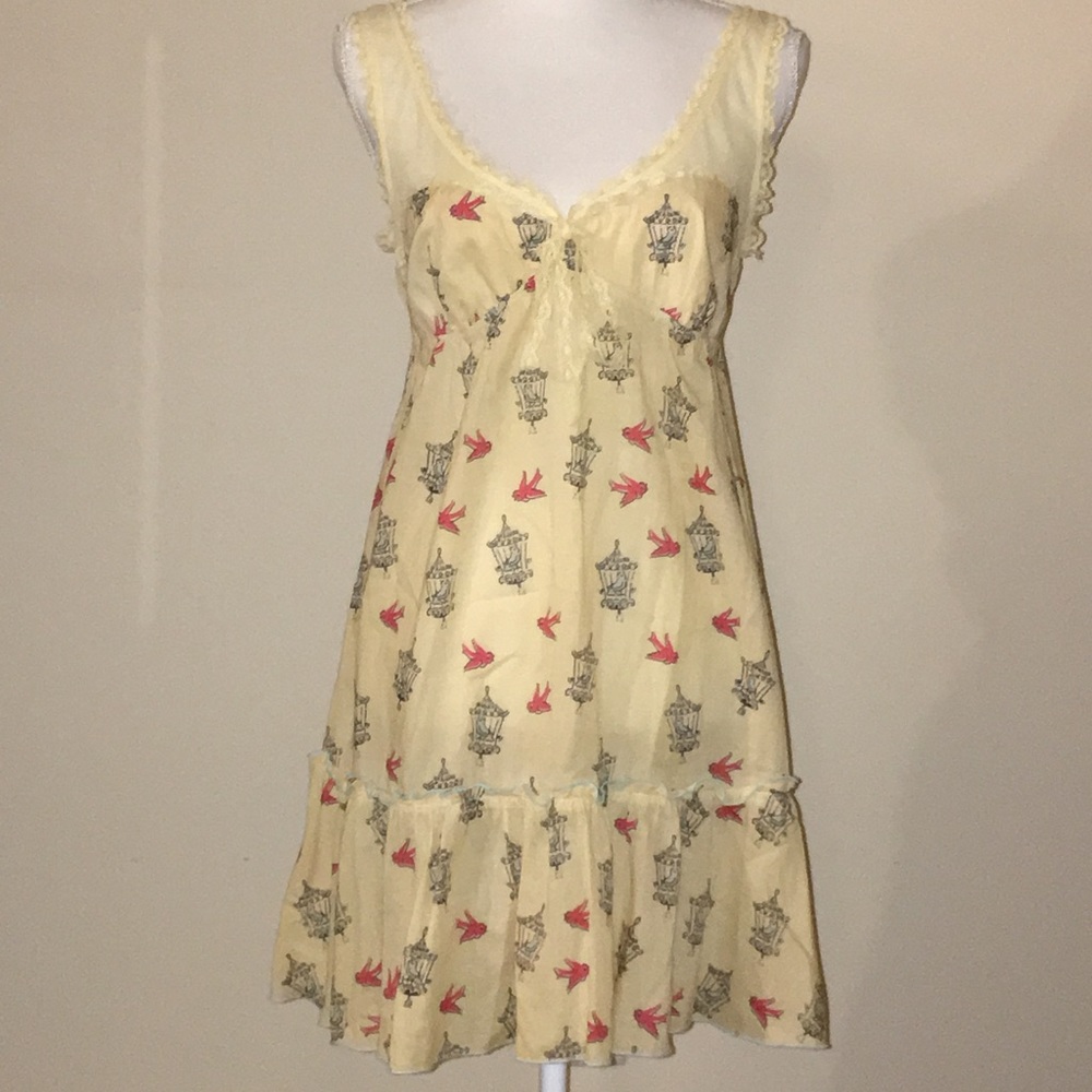 Chemise Retro Style Cotton Anthropologie NWOT